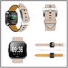 Adecuado para Pulsera Inteligente Fitbit Versa Correa de Cuero Fitbit Versa Serie Textura Mate