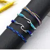 Amazon AliExpress Nuevo Pulsera Tejida con Cera Bohemia Conjunto de Moda para Mujer Ola Tobillera