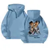 Sudadera con capucha de marca de moda Diseño X Estampado de letras Sudadera sin capucha Sudadera con capucha y media cremallera de tigre Chaqueta americana