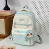 Mochila Escolar Pequena Estilo Ins Japonês Lazer Campus Feminina Ensino Médio Estudantes Universitários Meninas do Ensino Fundamental Mochila Leve Mochila de Viagem