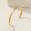 Suministro Exclusivo Transfronterizo de Pulseras de Acero Inoxidable con Encaje de 5 mm, Pulseras de Acero de Titanio Ajustables de Moda y Tendencia con Diseño de Nicho