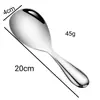 Colher de Arroz de Aço Inoxidável para Casa, Colher Especial para Servir Arroz, Antiescaldante, Antiaderente, Grande Pá de Arroz, Colher de Arroz