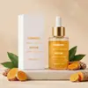 Sérum Clareador de Cúrcuma Extrato de Cúrcuma Vitamina C Niacinamida Leve Refrescante Suave Clareador Cuidados com a Pele com Conta-gotas