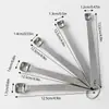 Cuchara medidora de acero inoxidable para hornear, cuchara de café con báscula, cuchara para condimentos, cuchara redonda multi-tamaño de cocina, de venta caliente transfronteriza, en stock