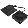 Ventilador Solar Transfronterizo Ventilador Solar Panel Solar para Jaula de Mascota Pollo