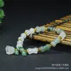 Pulsera de Bambú Multigemas de Seda Dorada Natural de Xinjiang, Unisex, Alta Calidad, Moderna, Elegante, Venta Directa del Fabricante