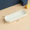Bandeja Drenante Cuadrada de Plástico para Uso Doméstico en la Sala de Estar para Colocar Tazas de Té, Vasos de Agua, Hervidores, Tazones de Fruta, Recolección de Agua y Bandeja Filtradora de Agua
