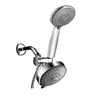 Juego de Ducha para Baño Europeo y Americano al por Mayor Amazon 8+1 Funciones Cabezal de Ducha de Mano Booster Ducha Superior de 8 Funciones