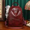 Fábrica Atacado 2023 Novo Estilo Mochila Feminina Couro Macio Estilo Coreano Bolsa Escolar Moda Versátil Dupla Utilização Mochila Feminina de Viagem