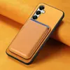 Adecuado para Samsung A17/A07 Estilo Portatarjetas Desmontable Simple Magnético M56/M14 Funda Trasera para Teléfono con Ranura para Tarjeta