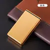 Estuche Delgado para Cigarrillos para 20 Cigarrillos, Ultra-Delgado Portátil para Hombre, Automático Pop-Up, Resistente a la Humedad, Aleación de Aluminio Grabada, Estuche de Cigarrillos de Gama Alta