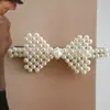 Pinza para el pelo de celebridad de internet Lazo de perlas pinza bb para flequillo pinza lateral diadema linda para niña T