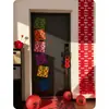 Adesivos de Porta para Casamento com Palavras Felizes para o Casamento da Mulher, Decoração de Ambiente de Casamento, Atmosfera da Porta, Decoração de Parede de Fundo para Quarto e Sala de Estar