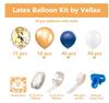 Amazon Metallic Gold Azul Marinho Branco Látex Confete Balão Aniversário Despedida de Solteiro Decoração de Banho de Bebê