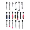 Mini Llave de Carraca Mango para Puntas Punta de Destornillador Punta de Dado Pequeño Destornillador de Punta de Dado Herramienta Destornillador