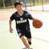 Roupas de Badminton Manga Curta Infantil/Adulto Camiseta Esportiva Respirável Secagem Rápida Conjunto de Treino Competição