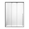 Mampara de Ducha de Una Sola Pieza Tipo Puerta de Enlace Se Puede Personalizar con Marco Extremadamente Estrecho Panel Plano de Puerta Vidrio Antiexplosión Puerta Móvil