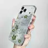 Capa de Celular Floral de Tela Cheia para iPhone 17 Adequada para Apple 18 Pro Max, Estilo Europeu e Americano, Fashion para 15 Pro, Design de Buraco Grande para 16