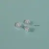 Plata de ley S925 cuentas de flor con agujero pasante accesorios para pulsera de cuerda trenzada hecha a mano diy cuentas sueltas accesorios de joyería venta al por mayor