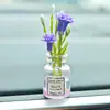 Enfeites para Vaso de Flores, Decoração de Flor de Cerejeira Rosa, Mini Decorações Artificiais para Interior de Carro, Exibição Doméstica, Festival do Barco-Dragão