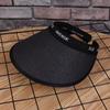 Nuevo sombrero de copa vacío para mujer, de paja de verano, para cubrir la cara, con aleros grandes, protector solar, borde duro, para ciclismo, deportes, sombrero para el sol, venta al por mayor