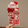 Gran Venta Otoño e Invierno Pasador para el Cabello Niños Dibujos Animados Kuromi Pasador para el Cabello Niña Pequeña Lazo Flequillo Pinza BB Accesorios para la Cabeza de Bebé