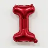 Globos de Papel de Aluminio con Letras y Números Rojos de 16 pulgadas Decoración para Primer Cumpleaños Boda Globos de Papel de Aluminio Venta al por Mayor
