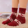 Meias de Veado de Inverno, Meias Confortáveis e Quentes até a Panturrilha, Meias Grossas de Algodão, Meias de Natal, Meias Quentes de Inverno Femininas