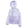 Ropa de Protección Solar Estilo Montaña para Mujer en Verano, Ligera, de Secado Rápido, Corte Corto para Exteriores, Ceñida a la Cintura, Adelgazante, Transpirable, Repelente al Agua, Ropa Funcional de Protección Solar