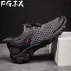 Zapatos de vadeo para hombre 2024 Primavera y Verano Tendencia Zapatos Deportivos para Exteriores Transpirables Zapatos de Playa Calados Casual Zapatos para Correr Transfronterizos