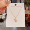Estilo Coreano Lujo Ligero Microincrustado Zircón Calabaza Cadena de Clerk Diseño Sensación Fulu Significado Cadena para el Cuello de Celebridad de Internet Elegante Collar Nuevo
