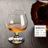 Copo de Vinho Criativo Copo de Brandy Vidro de Cristal Doméstico Estilo Europeu Copo Curto para Vinho Tinto Copo para Destilados Tamanho Pequeno Espessado