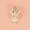 Pingente de mochila de gato fofo japonês, boneca de pelúcia adorável de desenho animado, acessório de bolsa, novo com Velcro