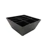Pies de plástico para sofá altos Cuadrados trapezoidales pies de plástico para sofá almohadilla para aumentar altura accesorios de ferretería para muebles refuerzo universal