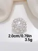 Botões Estilo Chanel, Botões Metálicos de Alto Padrão Cravejados com Diamantes, Botões Luxuosos para Suéteres e Casacos Costurados à Mão, Acessórios de Roupa DIY