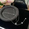 Collar de Estrella de Ocho Puntas Brillante de Zirconia Modelo Nuevo 2026 Lujo Ligero Moda de Nicho Sensación de Alta Gama Cadena para Clavícula que No se Desvanece Venta al por Mayor