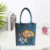 2026 Nueva Bolsa de Fieltro Linda de Dibujos Animados Verano Clase de Tutoría Impresa Regalo Almacenamiento Lonchera Bolsa de Tote