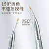 Pincel Angulado Fino para Delineador de Ojos Hecho de Fábrica, Pincel de Detalle, Pincel para Ojos y Rostro Personalizado OEM, Venta al por Mayor de Pinceles de Maquillaje Cangzhou