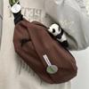 Estilo Japonés Ins Marca de Moda Retro Casual Bolso de Pecho para Hombre y Mujer Bolso Cruzado Deportivo para Ciclismo Bolso para Hombre Bolso de Hombro Riñonera