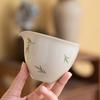 Mesa de Hielo Pintada a Mano Taza Dao de Xiao Zhu Filtro de Té de Cerámica Pieza Única Distribuidor de Té Casero Taza Gong de Mar de Té de Vacaciones Juego de Té Kung Fu