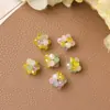 Verano Colorido Cristal Perlas Mini Bola DIY Pequeños Frescos Pendientes Pulsera Collar Cadena de Teléfono Móvil Colgante Accesorios