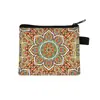 Porta-moedas com Padrão Mandala Transfronteiriço Desenho Animado Porta-cartões de Moda Infantil Bolsa de Armazenamento Fofa para Alunos do Ensino Fundamental Quente Mini