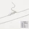 Collar Transfronterizo Antidesvanecimiento Accesorios de Cadena DIY Varios Estilos Cadena para el Cuello Cadena para la Clavícula Accesorios con Colgante Joyería al por Mayor