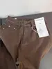 Jeans Retro Americanos Color Café para Hombre 2025 Otoño e Invierno Nueva Marca de Moda High Street Holgados Rectos Pierna Ancha Pantalones Casuales