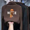Camiseta interior de manga larga estilo caricatura para niños, nueva colección primavera/otoño/invierno, con forro polar, top térmico de manga larga para niños mayores