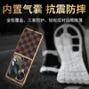 [Entrega sin problemas] Funda para teléfono móvil plegable FindN3Flip imitación piel tablero de ajedrez rejilla ranura galvanizada chapa Nuevo