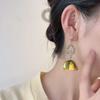 Brincos de Design de Nicho Estilo Floresta Retrô, Brincos Exagerados com Borla Longa, Brincos Lolita Florais Clássicos e Elegantes