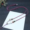 Cuerda para collar, joyería de fresa, cuerda colgante de jade, cuerda colgante de jade, cuerda colgante tejida a mano de alta calidad, cuerda colgante ajustable