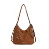Bolsa de mano transfronteriza, gran capacidad, elegante, nueva tendencia 2026, bolsa casual simple japonesa y coreana, bolsa para mujer, bolso de hombro, mochila