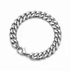 Nuevo Pulsera Cubana Vacío-Chapada Antidesvanecimiento Transfronteriza para Hombres y Mujeres, Joyería de Hip-Hop de Moda para Chicas, Pulsera de Acero Inoxidable Nk